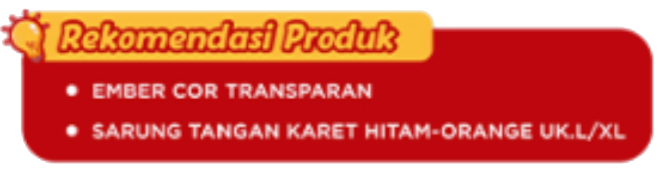 rekomendasi produk siapkan peralatan
